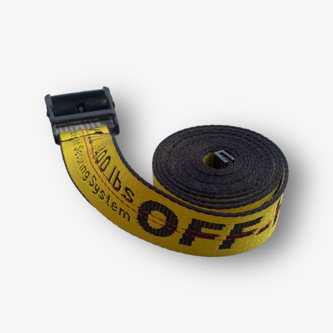 Off white Industrial Belt "Yellow"
